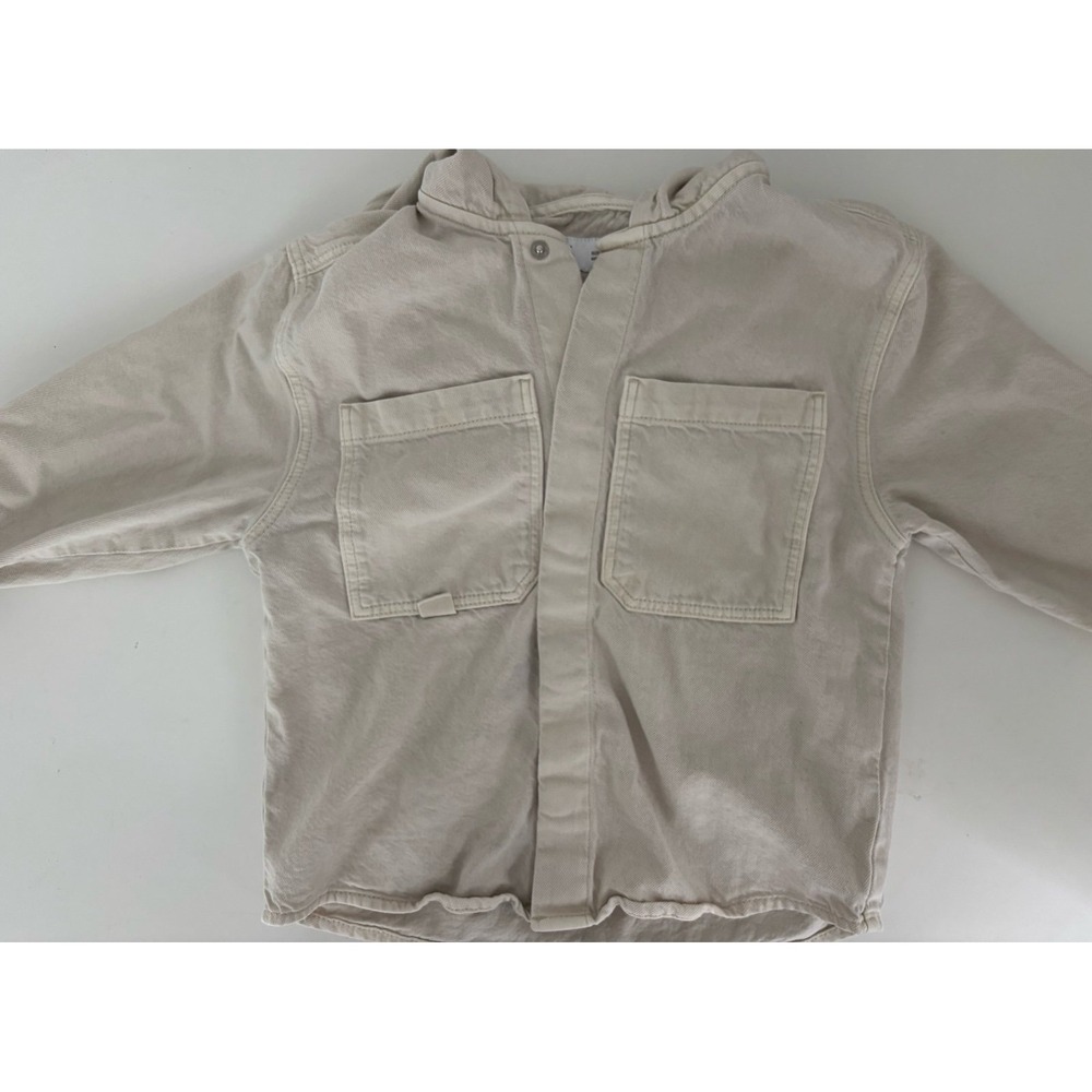 Zara Kids Shirts Jacket Beige Jeans Size 6